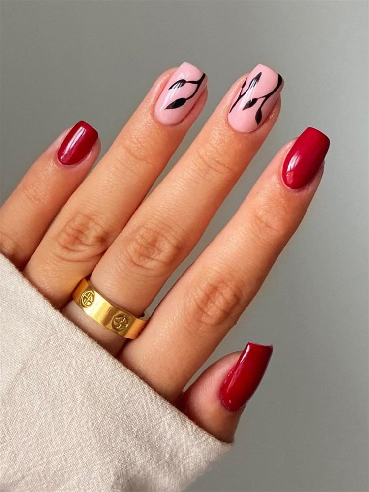 Next, we have 10 blood nails art for Halloween. Blood nails looks creepy. Take a look and get nails design inspiration. #HalloweenNails #BloodNails