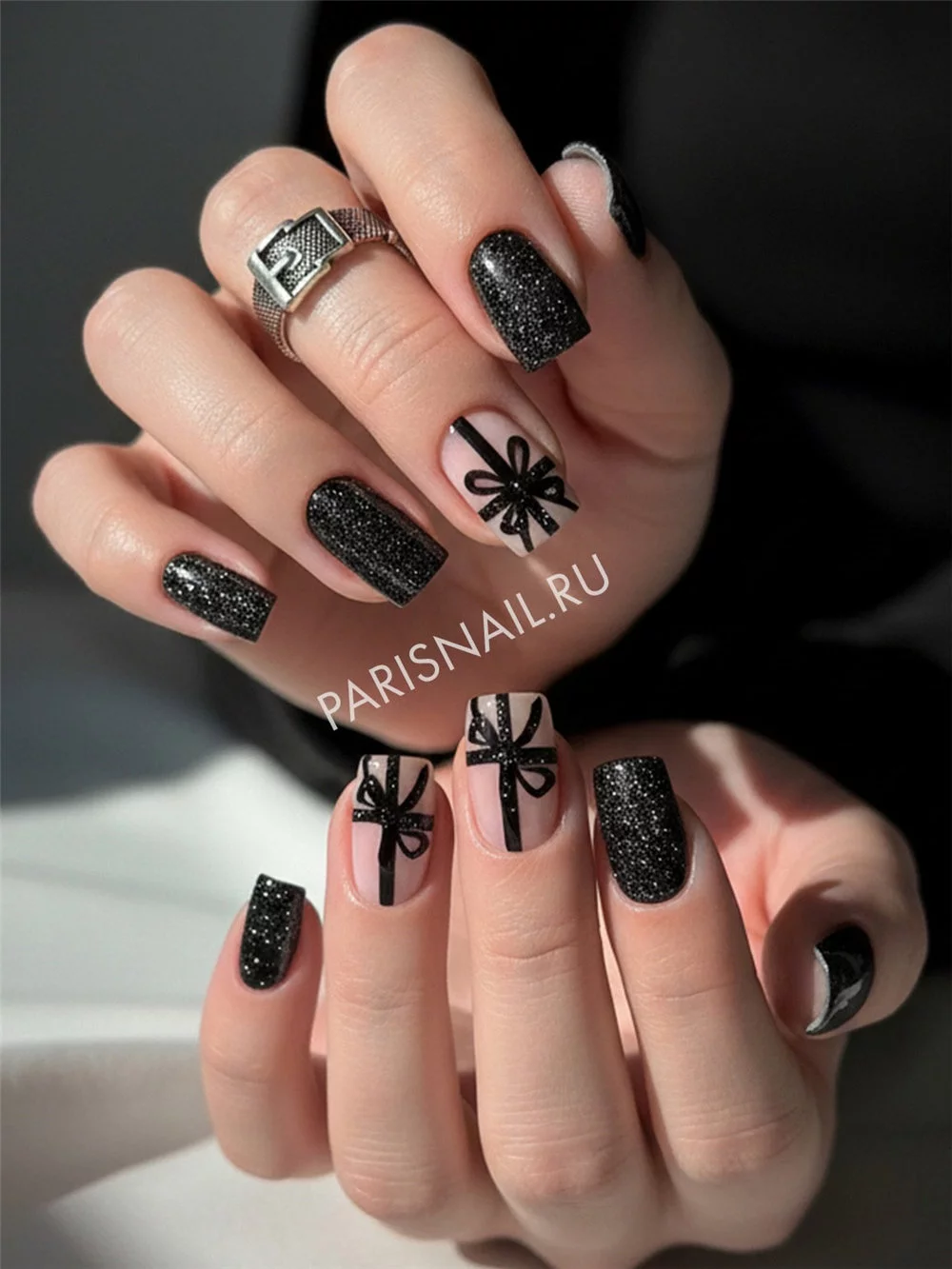 Elevate your holiday look with these 16 cute bow nails for Christmas! This year, cute bow nails are taking over the holiday trends, becoming the must-have look for winter. #ChristmasNails #BowNails #HolidayManicure #WinterNails