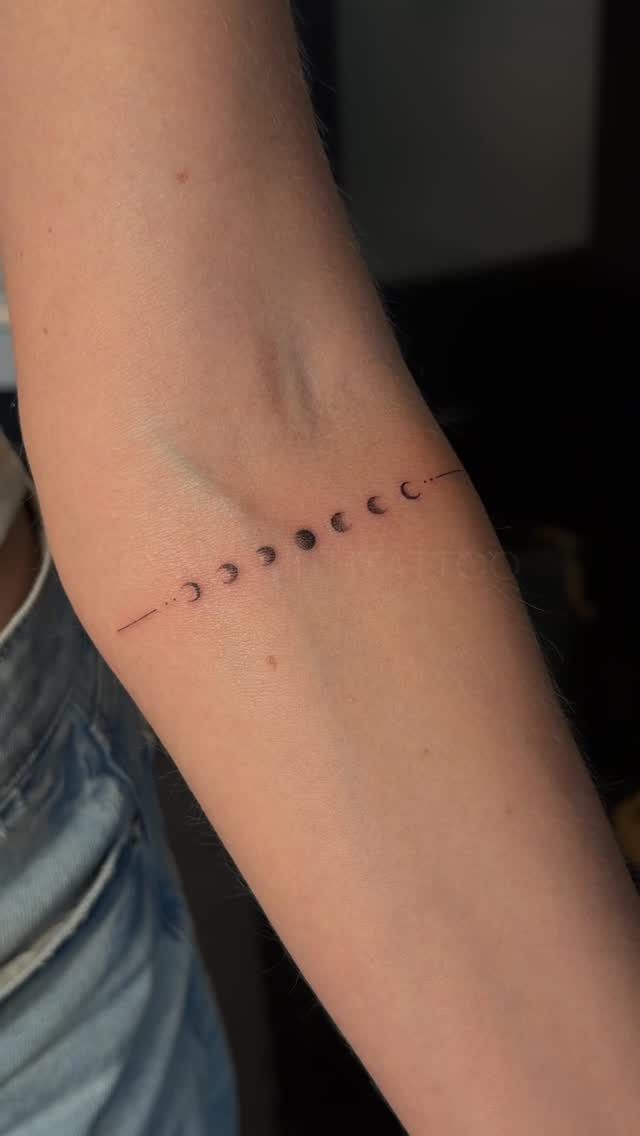 minimal wrist dot tattoo idea for summer