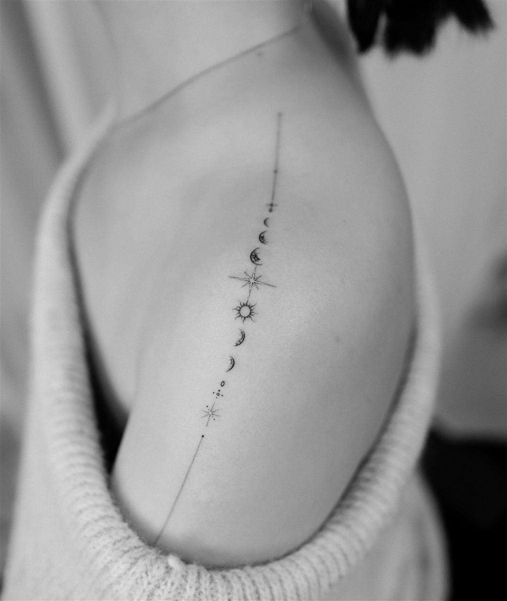 minimal spine quote tattoo idea for summer 2026