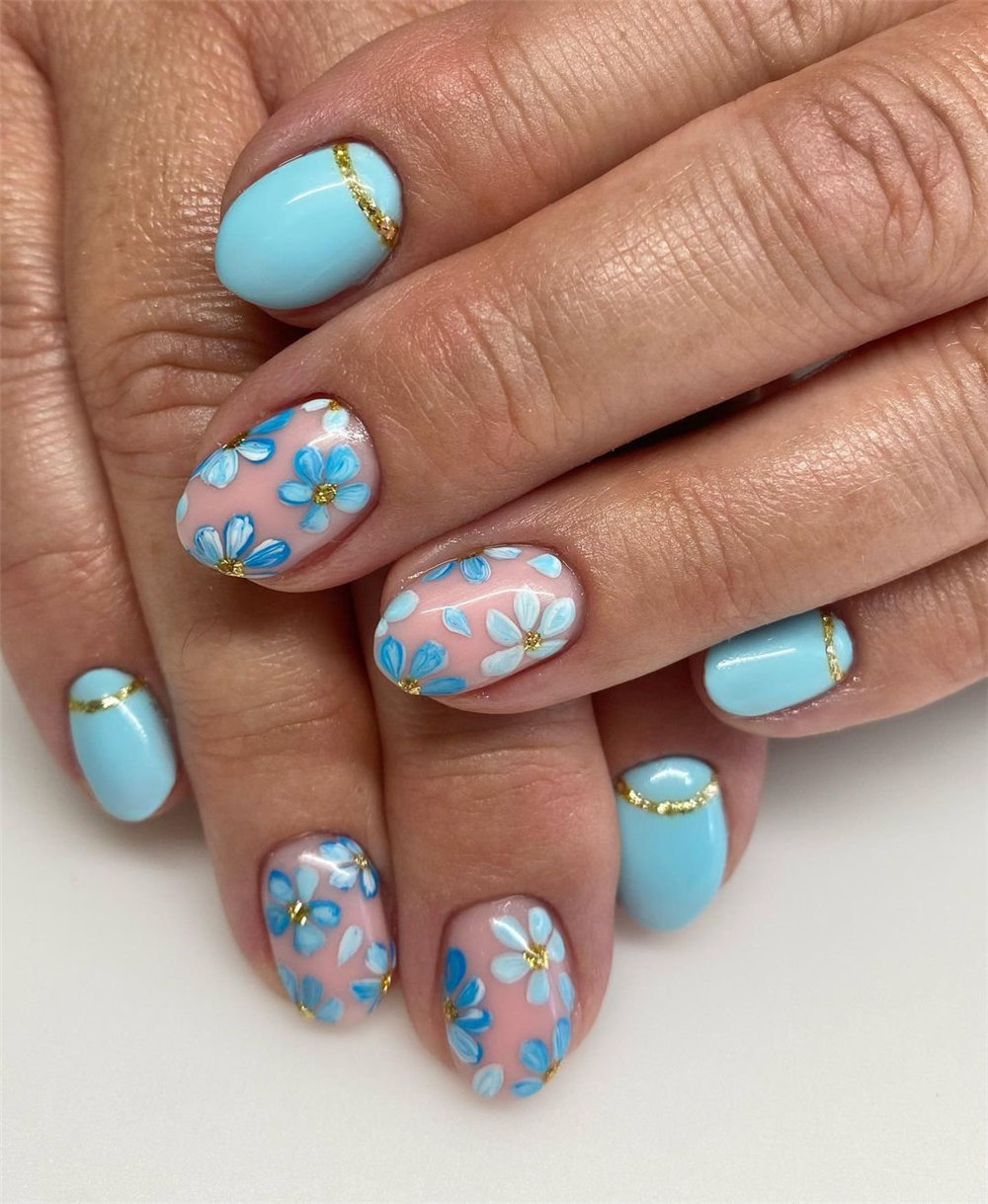 Catching the tail-end of summer and enjoy these summer nail art. summer nails 2022 trends #summernails2022 #summernails #nailart #naildesigns #manicure