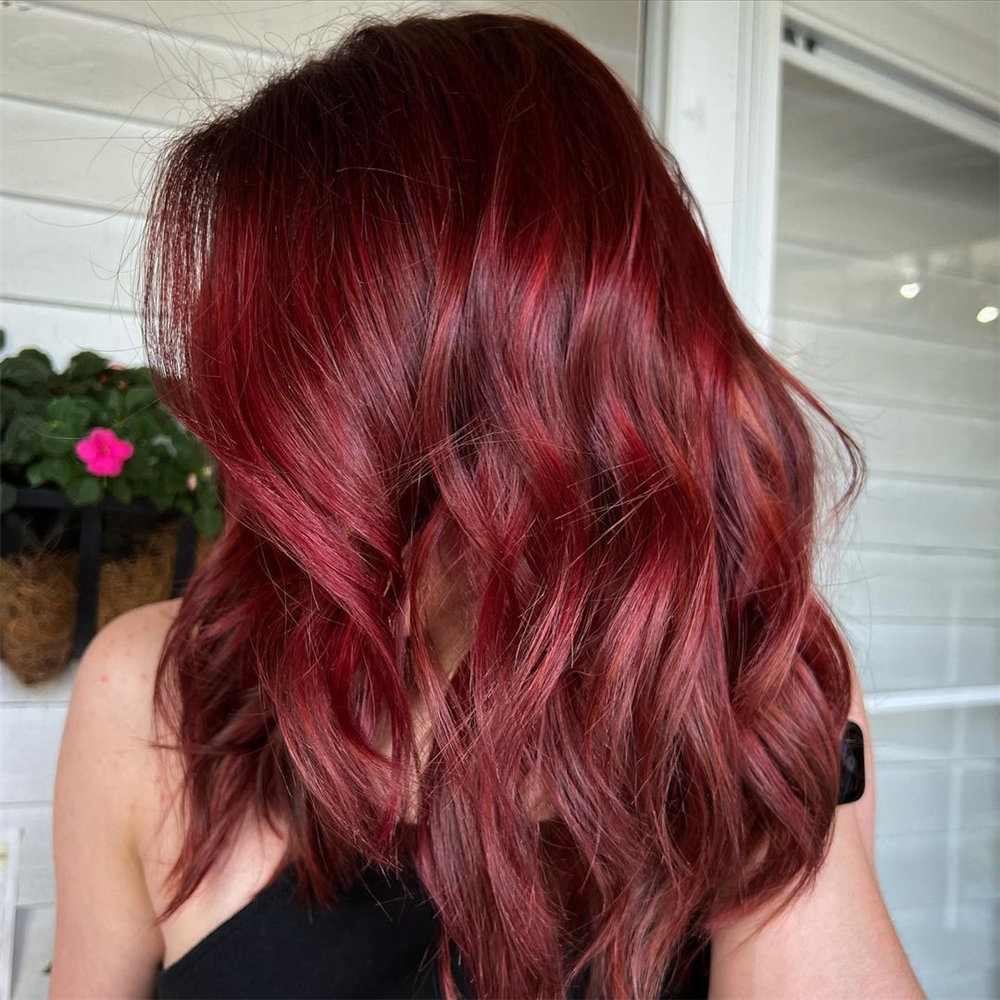 30 Burgundy Hair Color Trends 2024 for the Fall