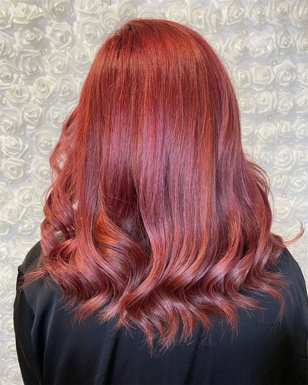 Burgundy Hair Color Trends 2022 for the Fall, burgundy hair color ideas, maroon haircuts for women