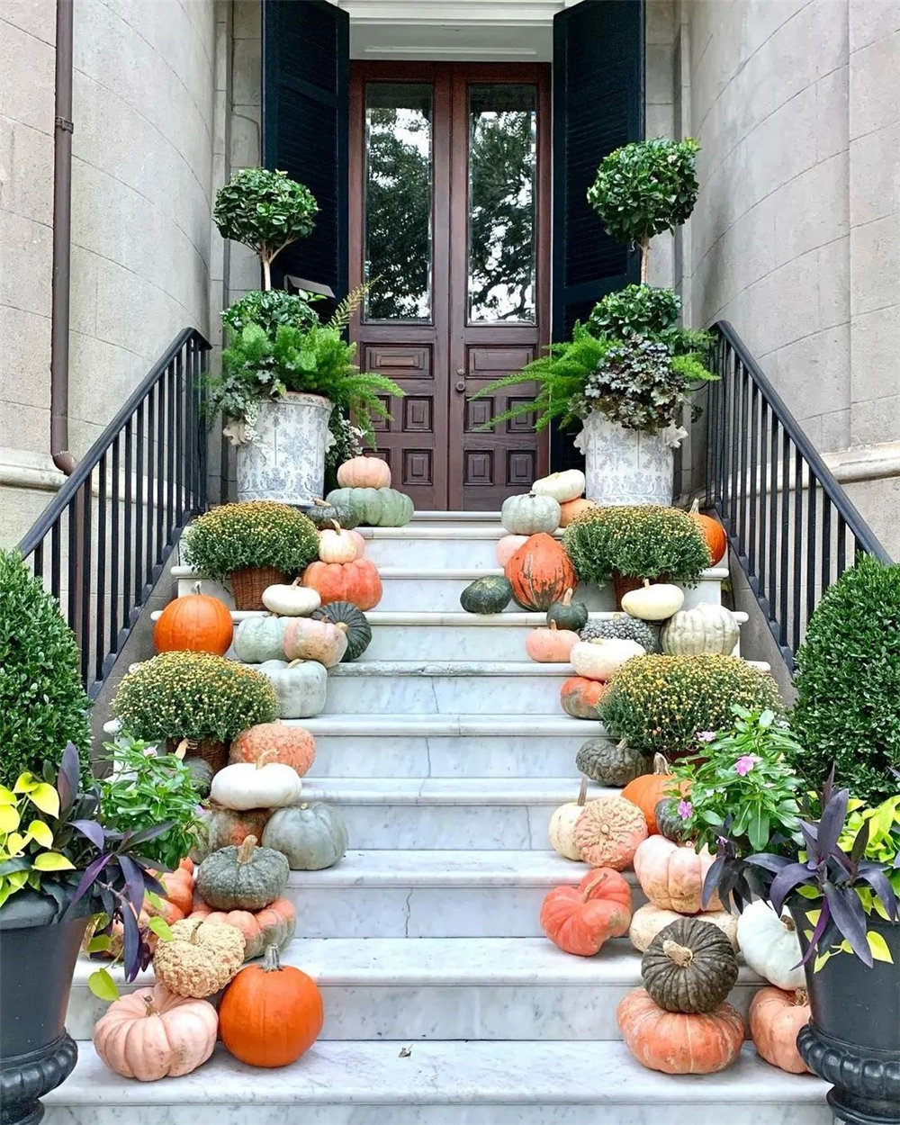 Fall front porch decor ideas