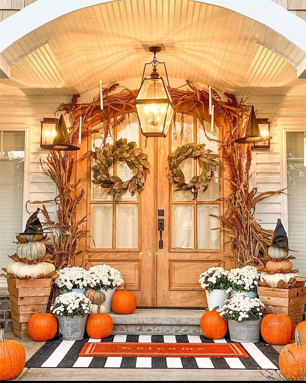 Fall front porch decor ideas
