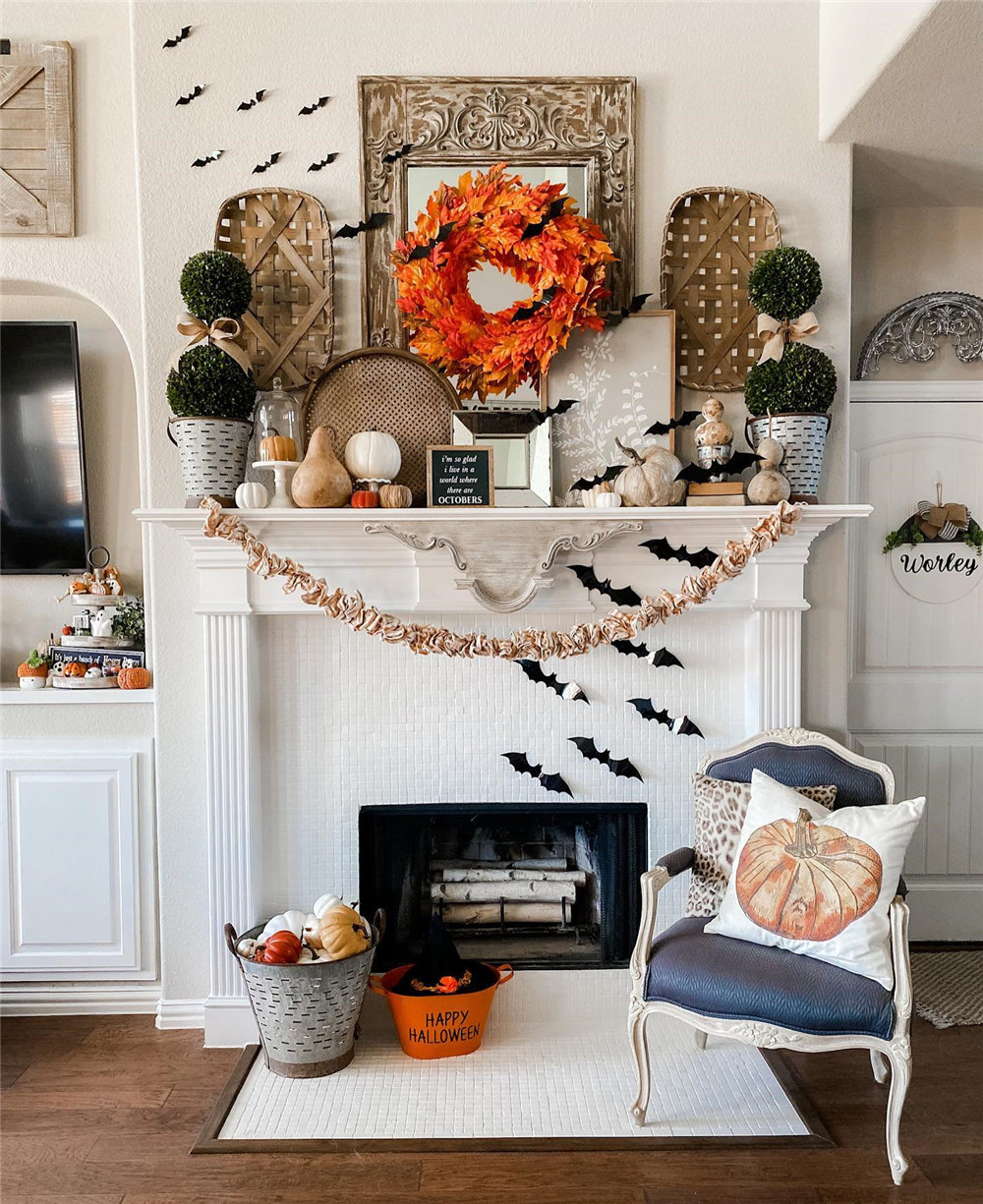 35 Cozy Fall Decor Ideas for Fireplace