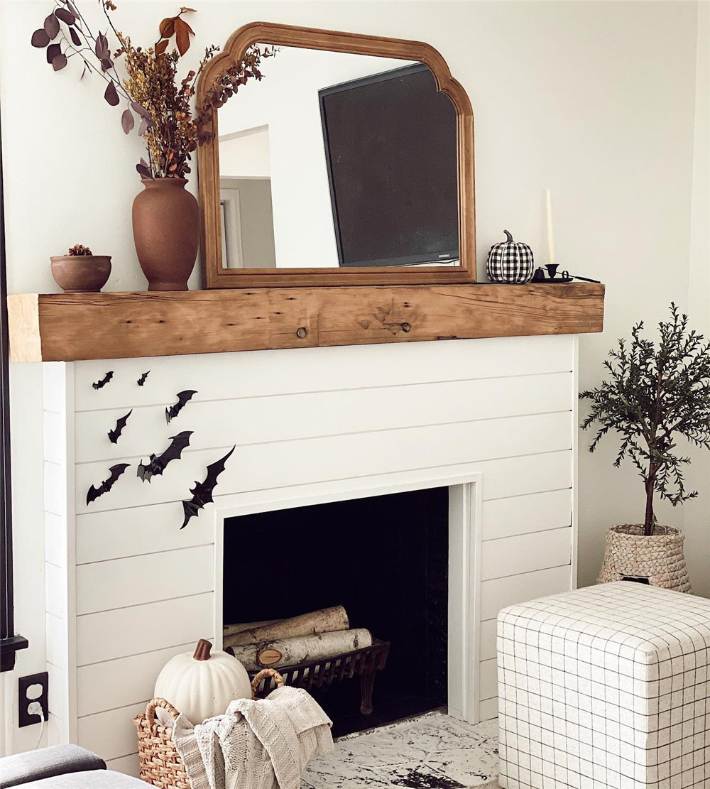 35 Cozy Fall Decor Ideas For Fireplace   3 