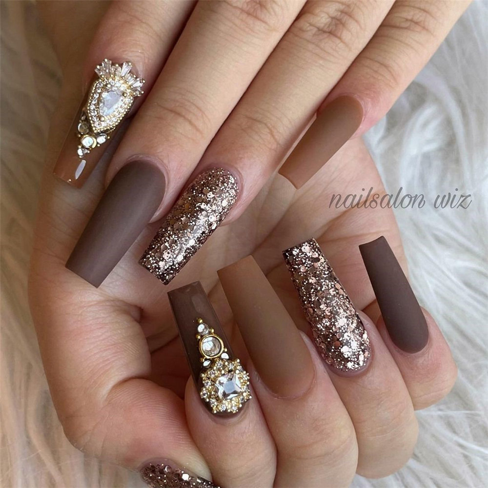 Brown Nail Designs