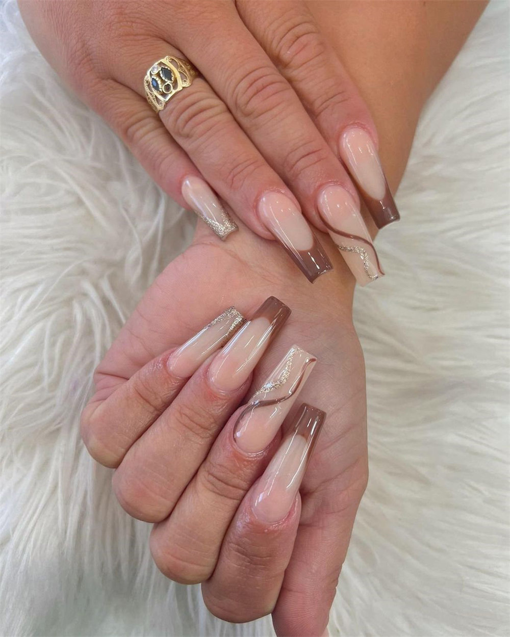 Brown Nail Designs