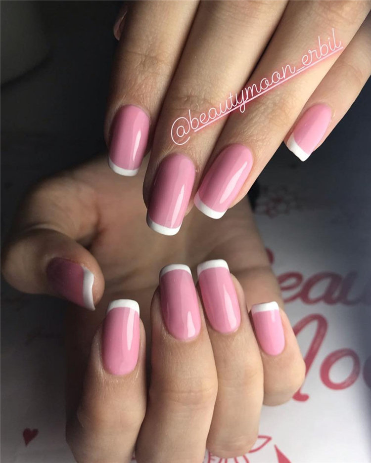 70+ French Manicure Ideas and Inspiration 2021, #FrenchManicure, #FrenchNails