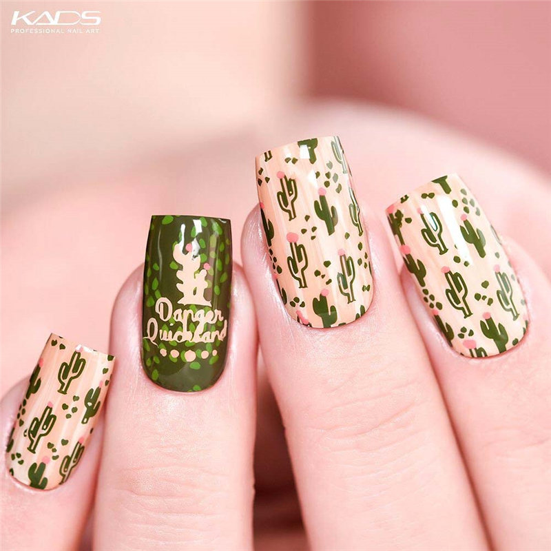 35 Spring Nail Design Trends and Colors. We have gathered the best spring nails ideas including beautiful flower,  greens, pinks, yellow and so on. You can try with the spring nails designs. #NailArt #springnails