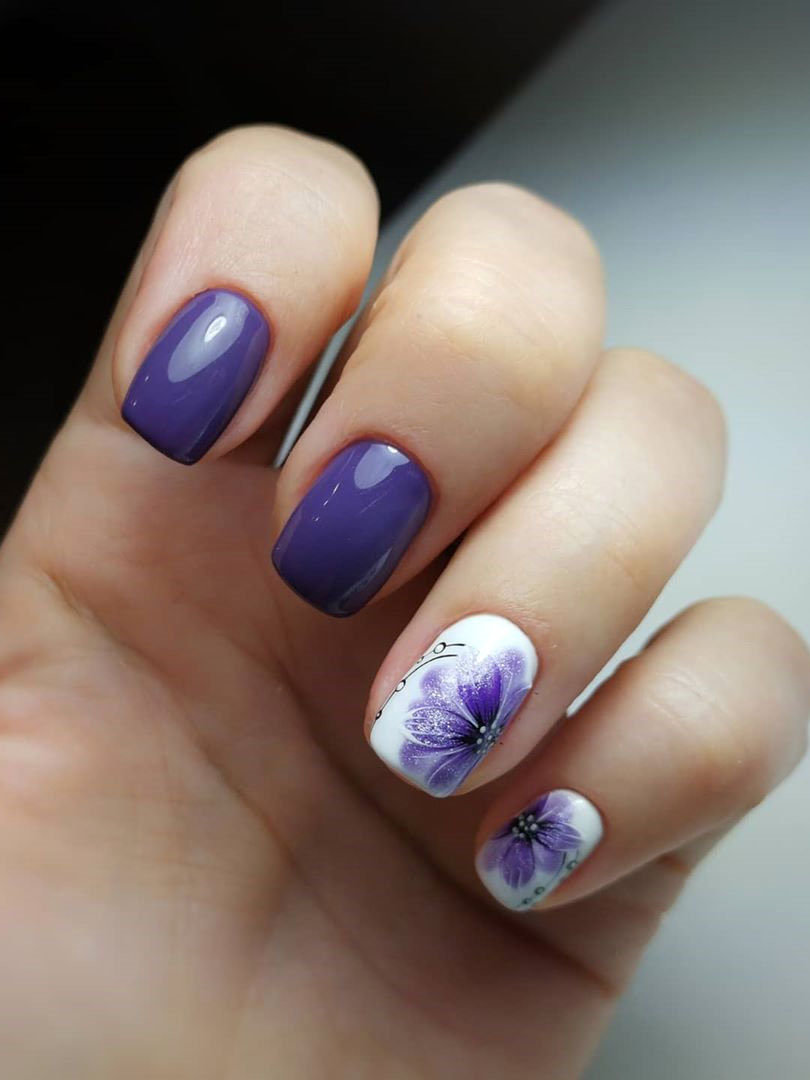 Romantic Rose Garden Nails