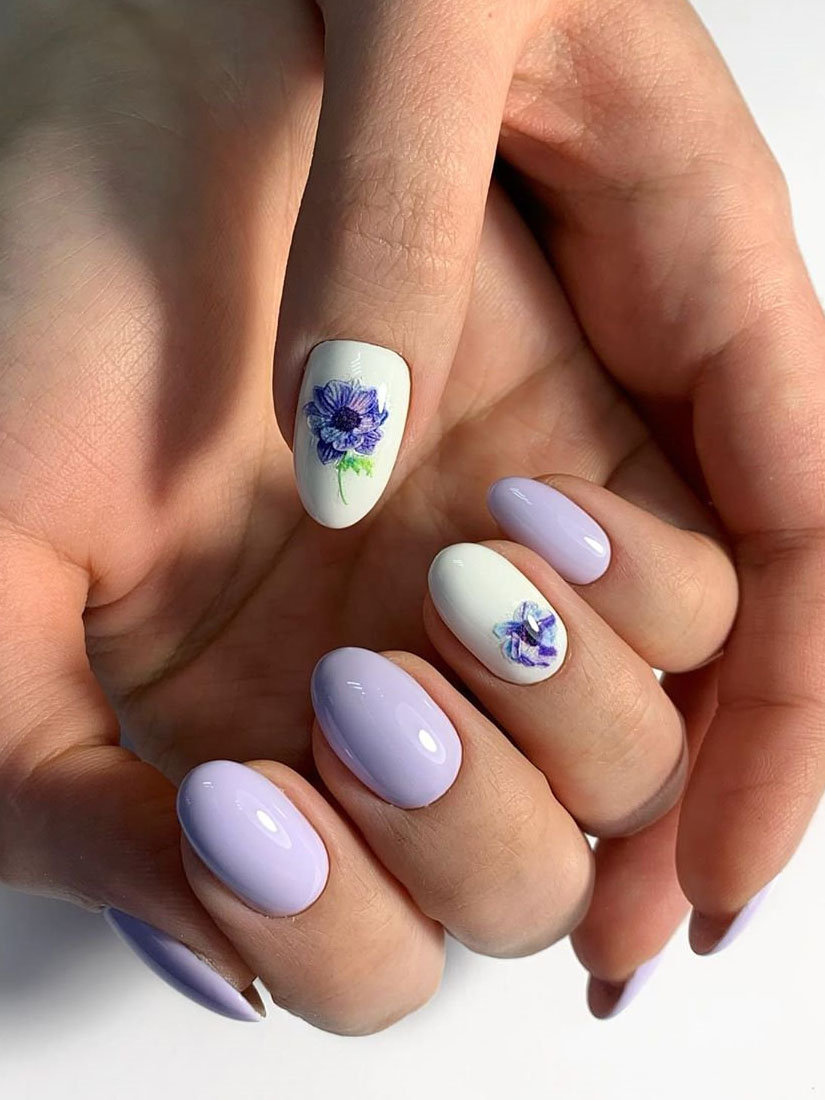 40 Flowers Nails Design Trends For Spring 2021 Flymeso Blog