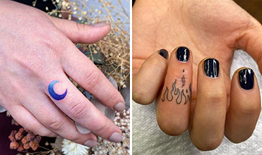 30 Simple and Small Finger Tattoos that You’ll Want to Copy