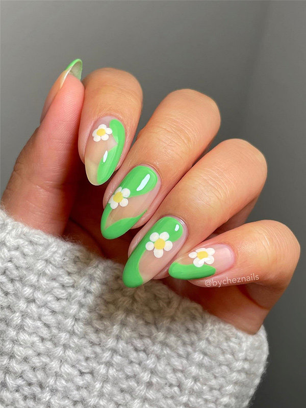 Green Nails for Spring