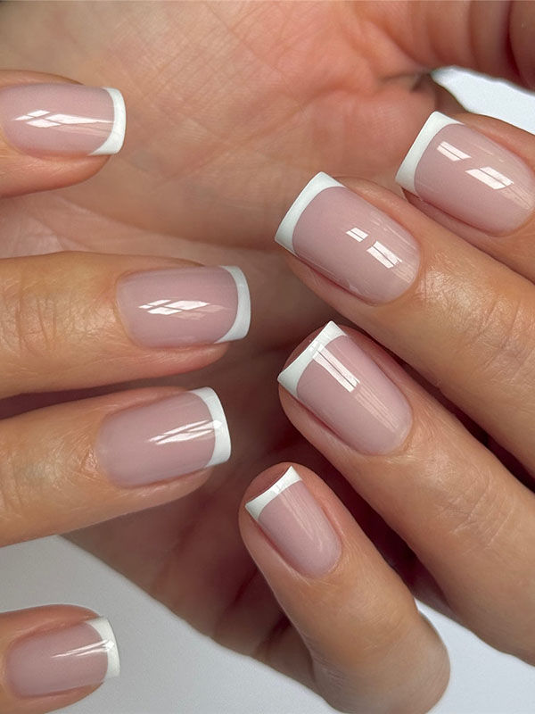 30+ Simple and Classy Wedding Nails For Bride