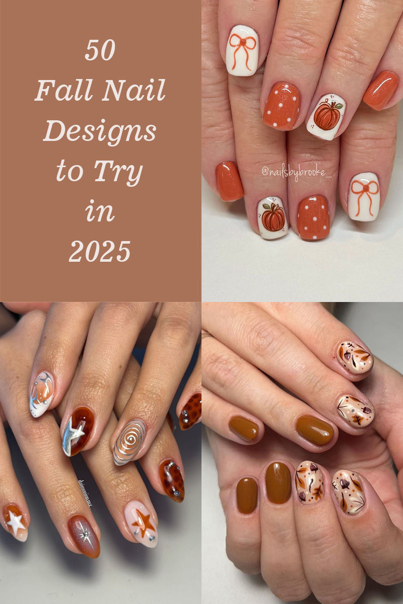 50 Fall Nail Designs to Try in 2025